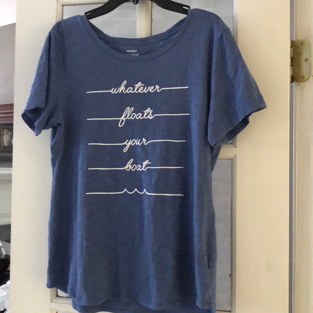 Short sleeve “whatever floats your boat” shirt